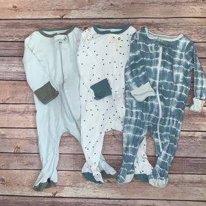 Baby boy 0-3 month footie pajamas